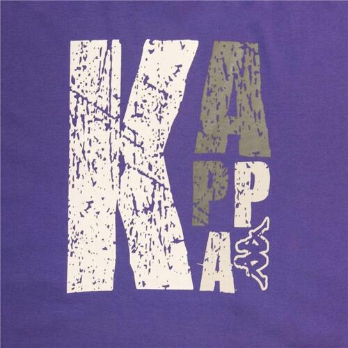Kortærmet T-shirt til Mænd Kappa Sportswear Logo Violet M