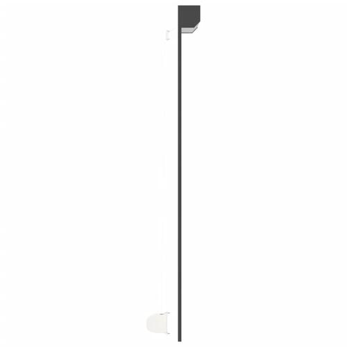 Rulleskodder aluminium 100x210 cm antracitgrå