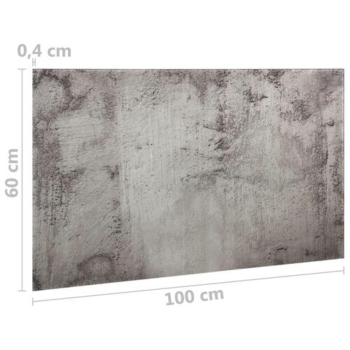 Vægmonteret magnetisk tavle 100x60 cm glas