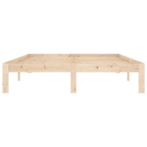 Sengeramme 140x200 cm massivt fyrretræ