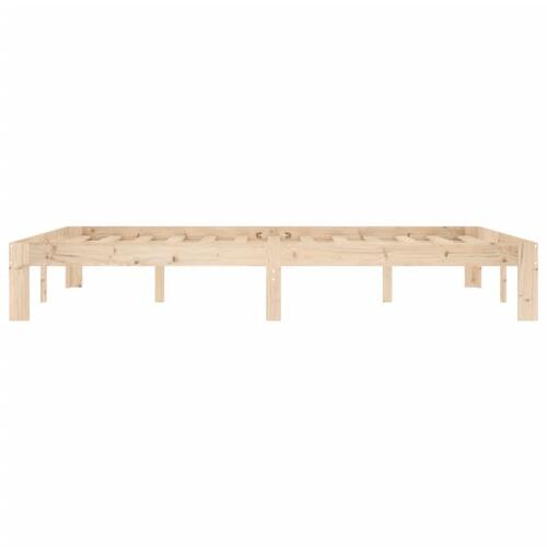 Sengeramme 140x200 cm massivt fyrretræ