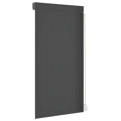 Rulleskodder aluminium 110x220 cm antracitgrå