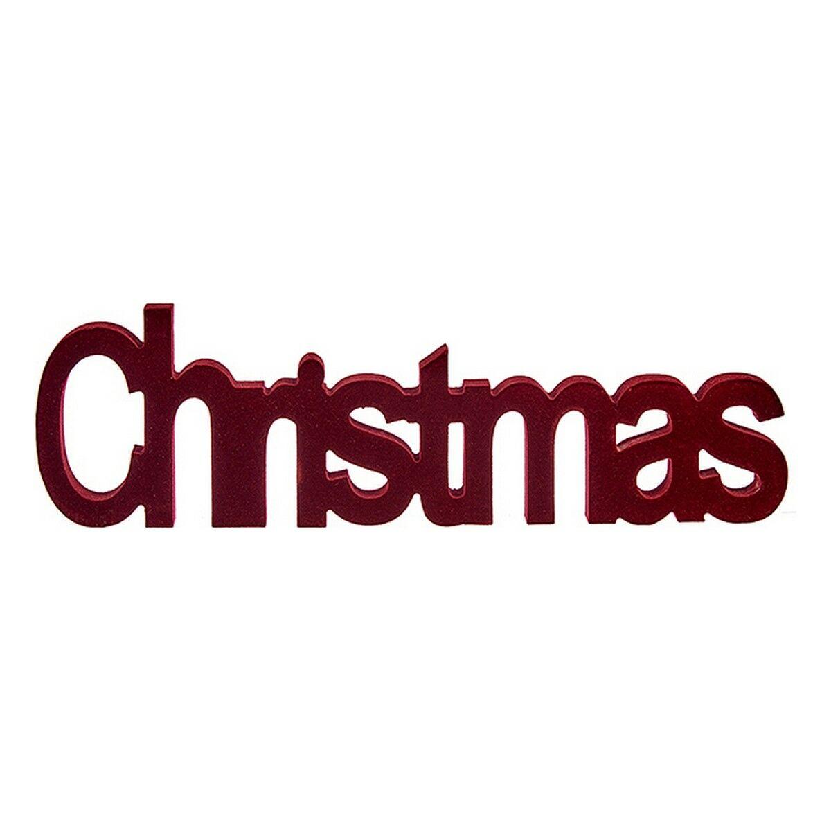 Krist+ dekorativ julefigur - Christmas skilt, rød, 11 × 2,5 × 36,5 cm billede