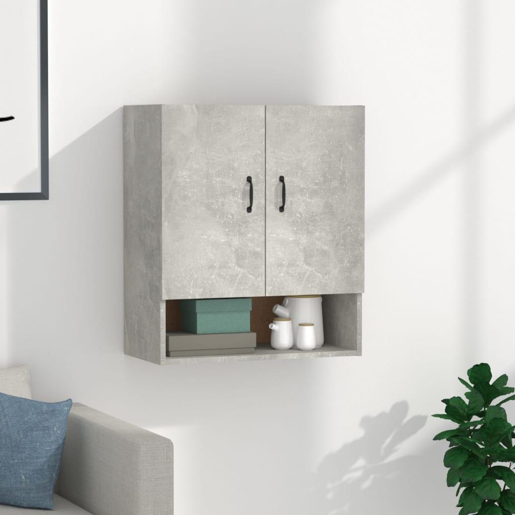 Vægskab 60x31x70 cm konstrueret træ betongrå