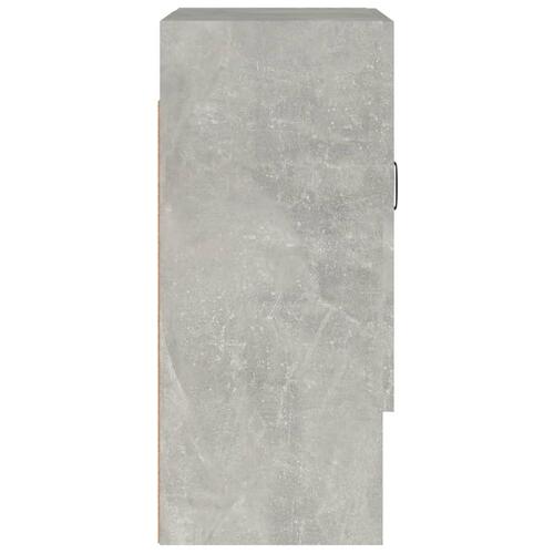 Vægskab 60x31x70 cm konstrueret træ betongrå
