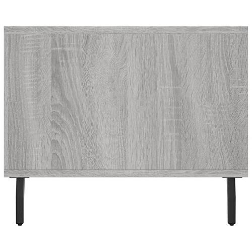 Sofabord 102x50x40 cm konstrueret træ grå sonoma-eg
