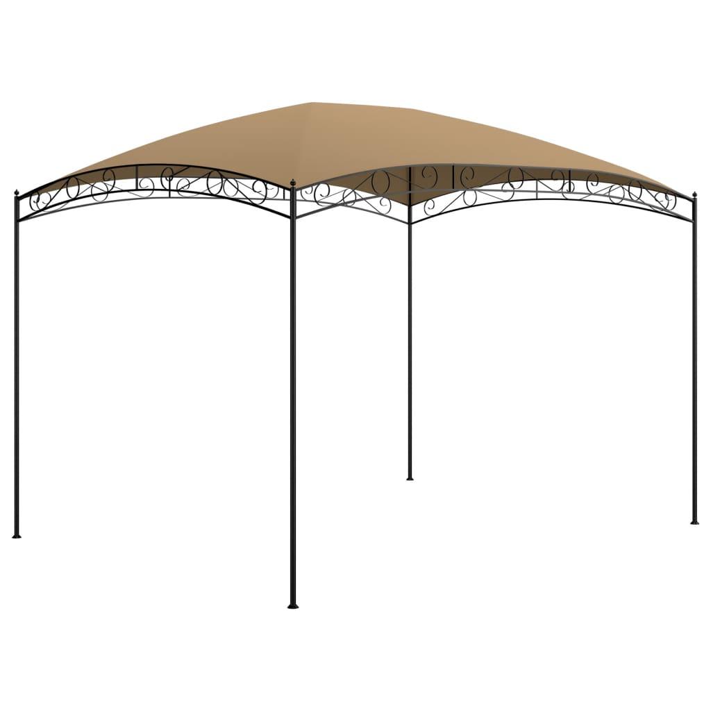 Pavillon 3x4x2,65 m 180 g/m² gråbrun