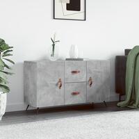 Skænk 100x36x60 cm konstrueret træ betongrå