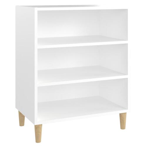 Skænk 57x35x70 cm konstrueret træ hvid