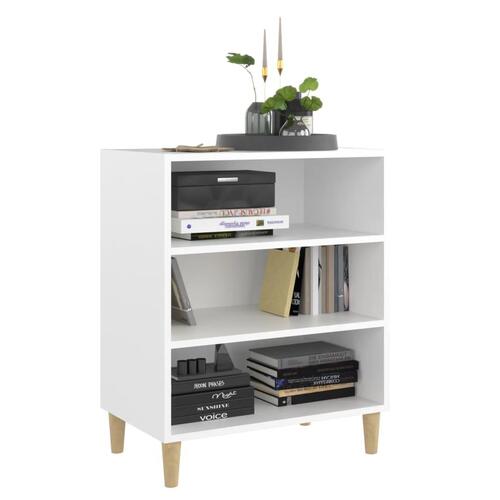 Skænk 57x35x70 cm konstrueret træ hvid