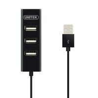 3-Port USB Hub Unitek Y-2140 Sort