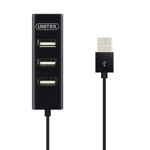 3-Port USB Hub Unitek Y-2140 Sort