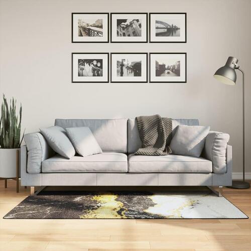 Gulvtæppe 80x150 cm vaskbart og skridsikkert flerfarvet
