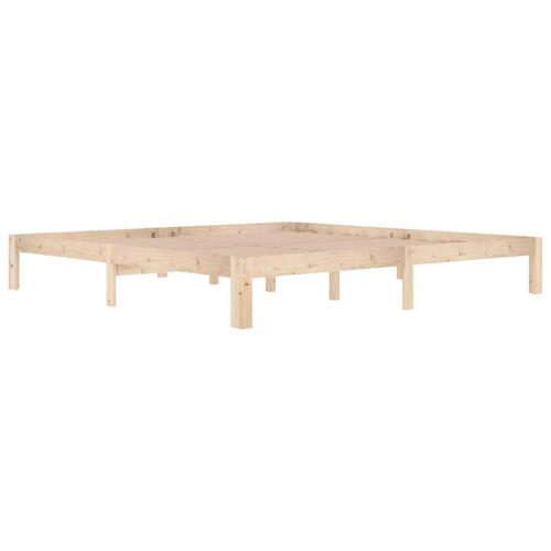 Sengeramme 200x200 cm massivt fyrretræ