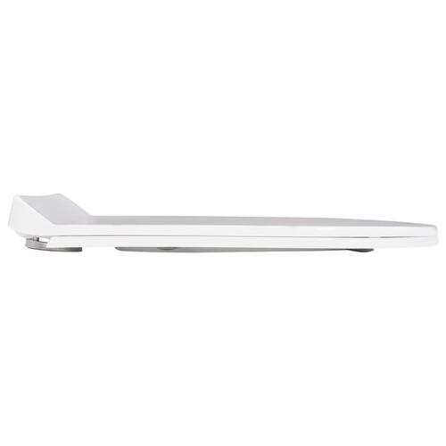 Toiletsæde med soft-close og quick release-design hvid