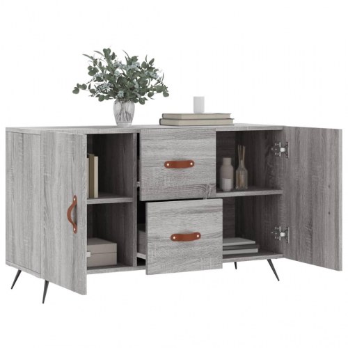Skænk 100×36×60 cm i konstrueret træ - grå sonoma-eg