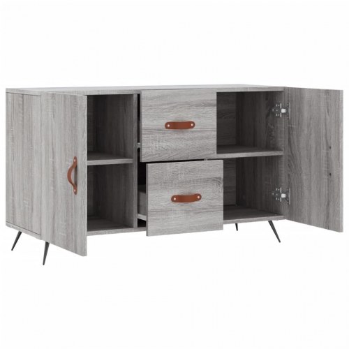 Skænk 100×36×60 cm i konstrueret træ - grå sonoma-eg