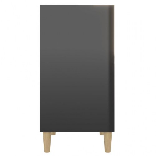 Skænk 57x35x70 cm konstrueret træ sort højglans