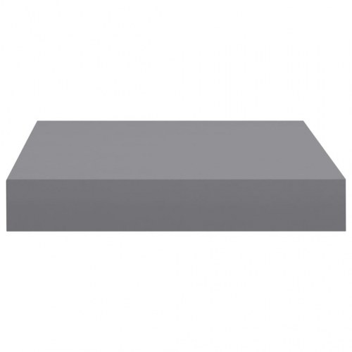 Væghylder - 4 stk. 23 × 23,5 × 3,8 cm i grå MDF