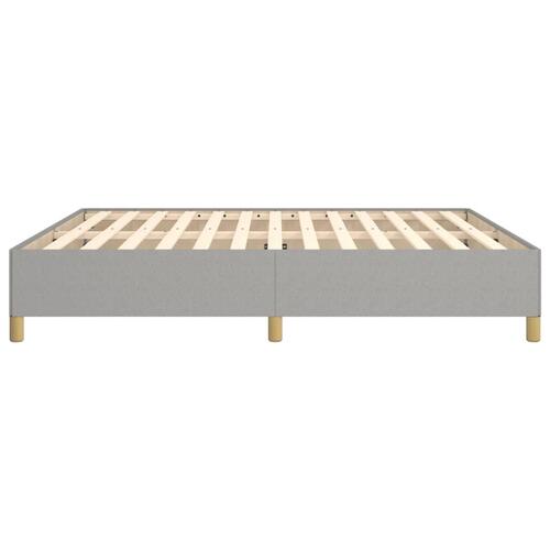 Sengeramme uden madras 180x200 cm stof lysegrå