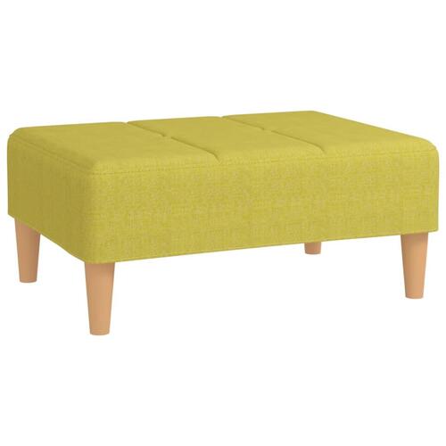 Fodskammel 78x56x32 cm stof grøn