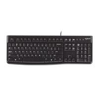Tastatur Logitech K120 Qwerty UK Sort