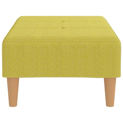Fodskammel 78x56x32 cm stof grøn