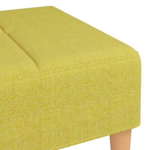 Fodskammel 78x56x32 cm stof grøn