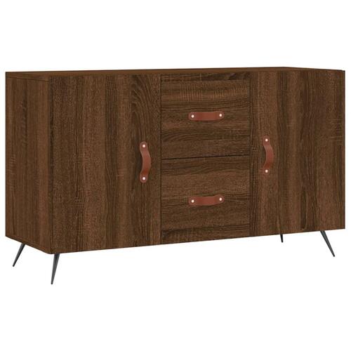 Skænk 100x36x60 cm konstrueret træ brun egetræsfarve