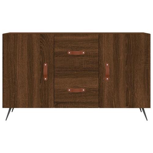 Skænk 100x36x60 cm konstrueret træ brun egetræsfarve