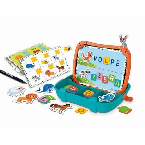 Brætspil Clementoni Magnetic Letters & Animals Case (FR)