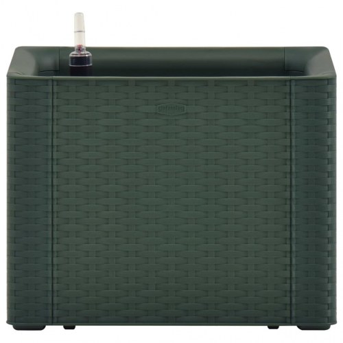 Højbed med automatisk vandingssystem 43x43x33 cm grøn