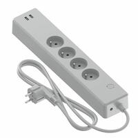 4-stiks bundkort uden tænd/sluk-knap Calex USB x 2