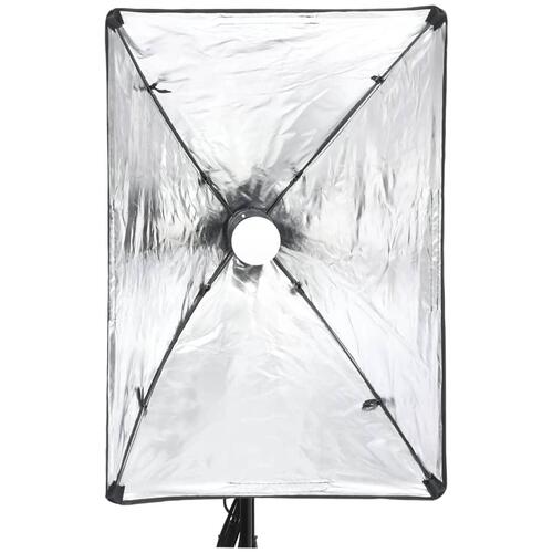 Fotolamper med baggrunde og softboxes