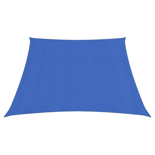 Solsejl 3/4x2 m 160 g/m² HDPE blå