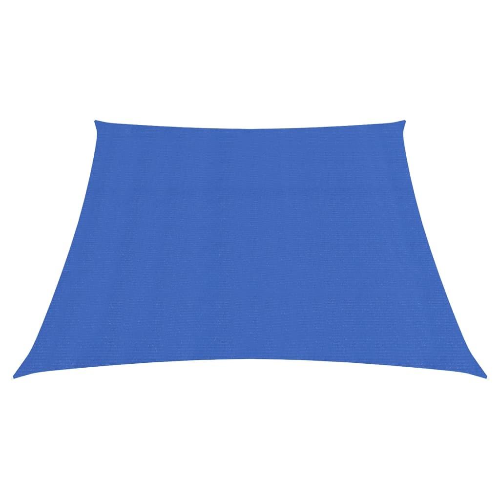 Solsejl 3/4x2 m 160 g/m² HDPE blå