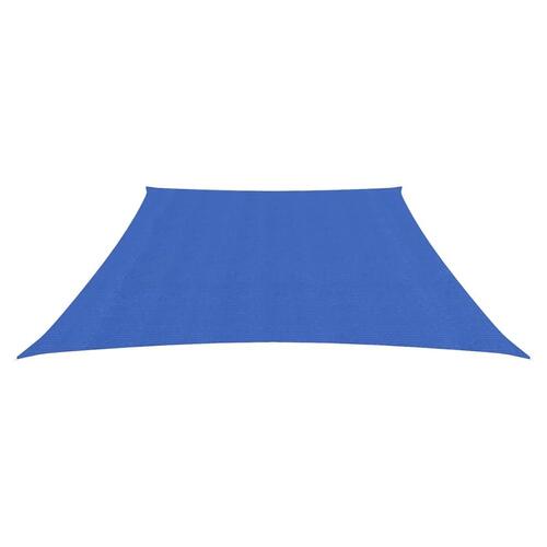 Solsejl 3/4x2 m 160 g/m² HDPE blå