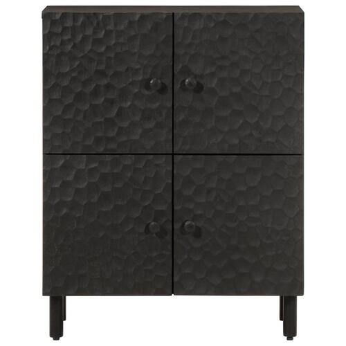 Skab 60x33x75 cm massivt mangotræ sort