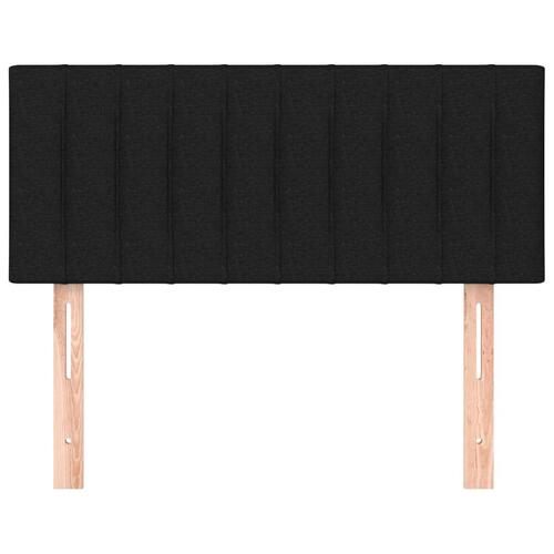 Sengegavl 100x5x78/88 cm stof sort