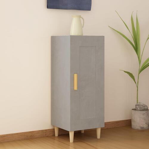 Skænk 34,5x34x90 cm konstrueret træ betongrå
