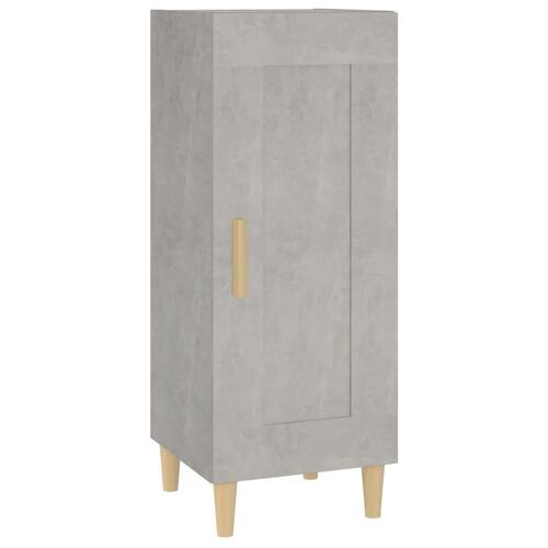 Skænk 34,5x34x90 cm konstrueret træ betongrå