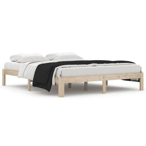 Sengeramme 160x200 cm massivt fyrretræ