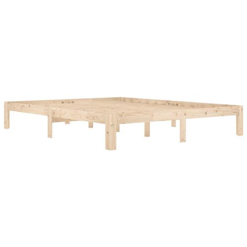 Sengeramme 160x200 cm massivt fyrretræ