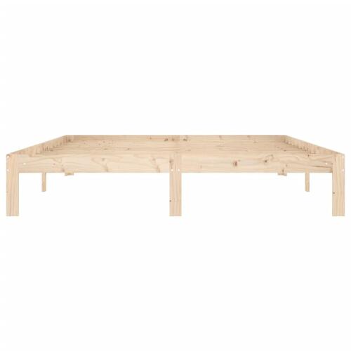 Sengeramme 160x200 cm massivt fyrretræ
