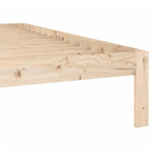 Sengeramme 160x200 cm massivt fyrretræ