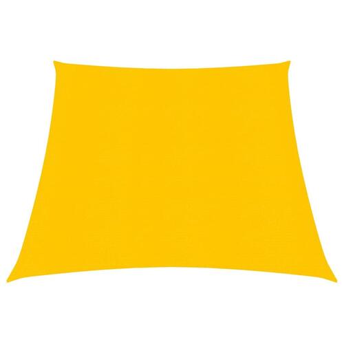 Solsejl 3/4x2 m 160 g/m² HDPE gul