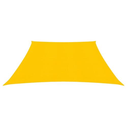 Solsejl 3/4x2 m 160 g/m² HDPE gul