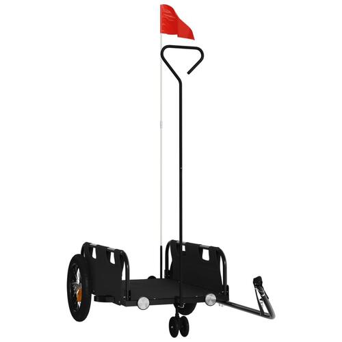 Cykeltrailer oxfordstof og jern sort