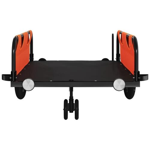 Cykeltrailer oxfordstof og jern orange