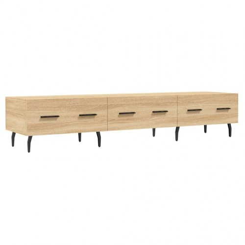 Tv-bord 150x36x30 cm konstrueret træ sonoma-eg